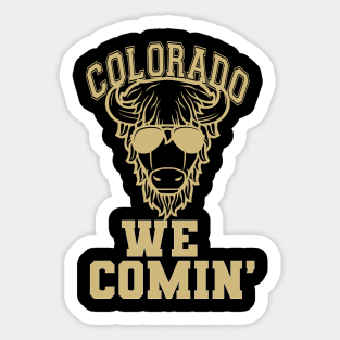 Colorado We Comin' Sticker